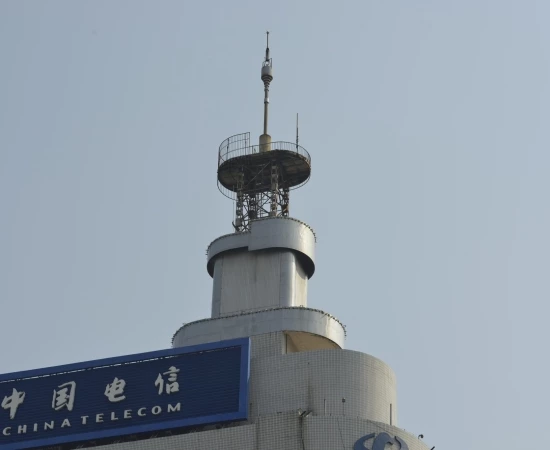 中国电信大厦防雷工程使用DK6-100型限流避雷针