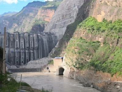 金沙江白鹤滩沉江地网工程